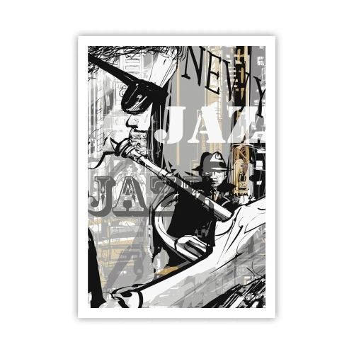 Affiche - Poster - Au rythme de New York - 70x100 cm