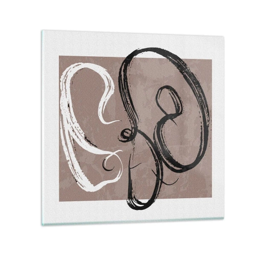 Impression sur verre - Image sur verre - Composition – la recherche de la plénitude - 30x30 cm