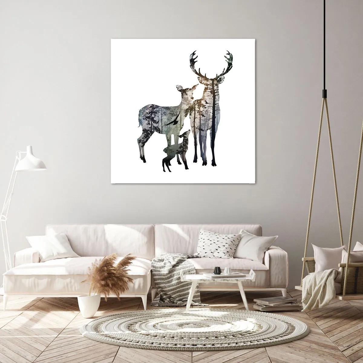 Impression sur toile - Image sur toile - Photographie de famille - 40x40 cm