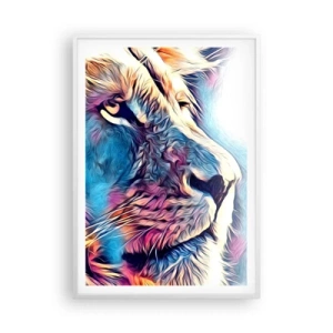 Affiche dans un cadre blanc - Poster - L'intelligence de la nature - 70x100 cm