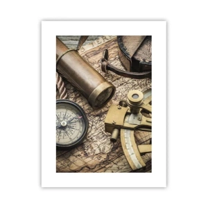 Affiche - Poster - Fixer un cap - 30x40 cm