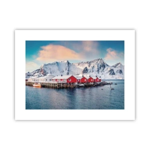 Affiche - Poster - Retraite dans le nord - 40x30 cm