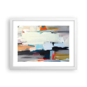 Affiche dans un cadre blanc - Poster - Y a-t-il une méthode ? - 40x30 cm