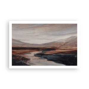 Affiche - Poster - Une vallée tranquille - 91x61 cm