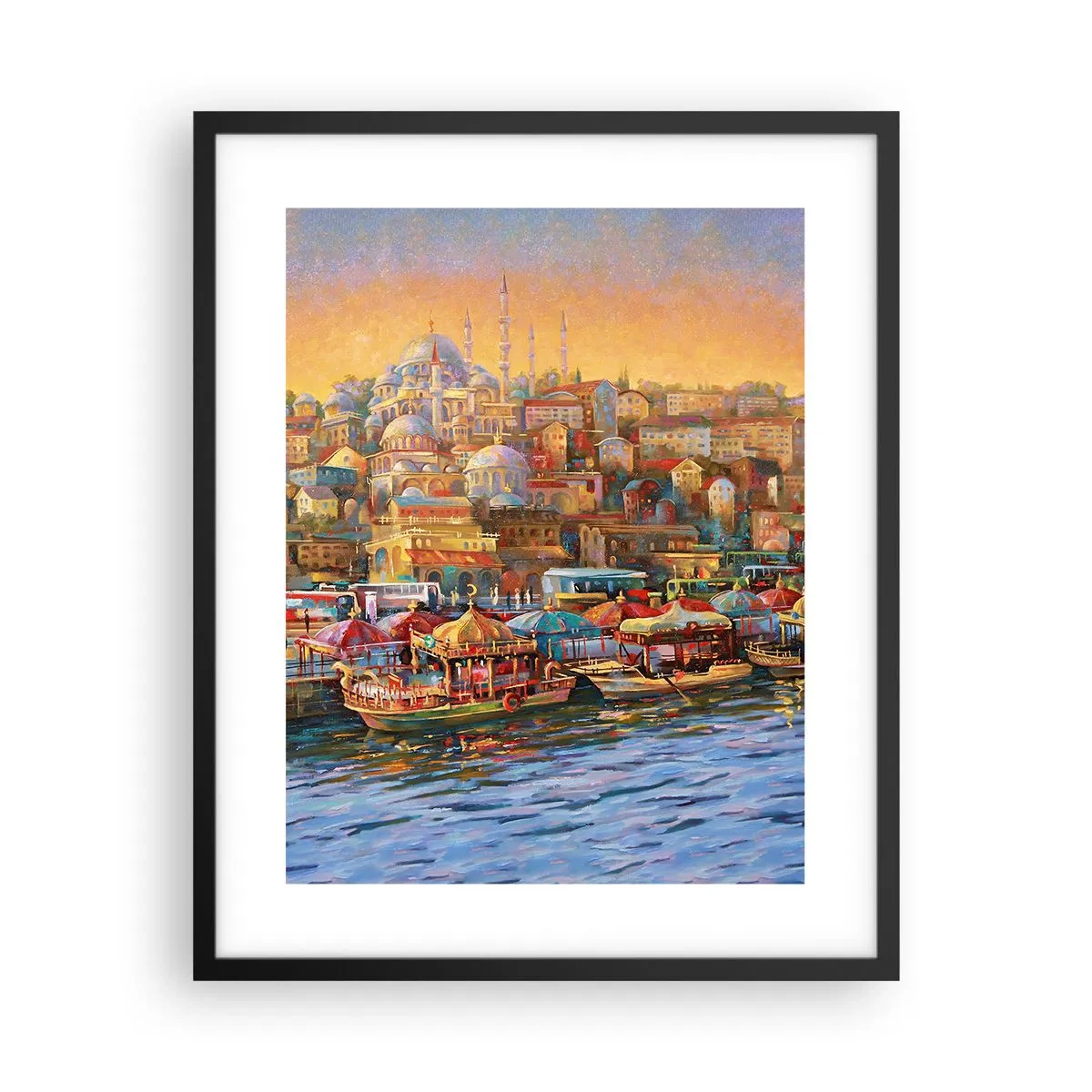 Affiche dans un cadre noir - Poster - Conte d'Istanbul - 40x50 cm