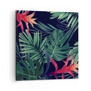 Impression sur toile - Image sur toile - immergé dans la nature - 60x60 cm