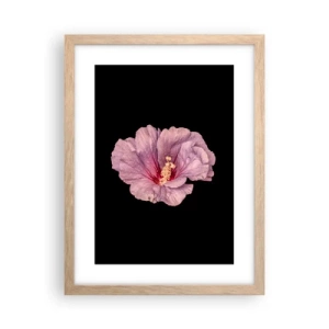 Affiche dans un chêne clair - Poster - Directement au coeur - 30x40 cm