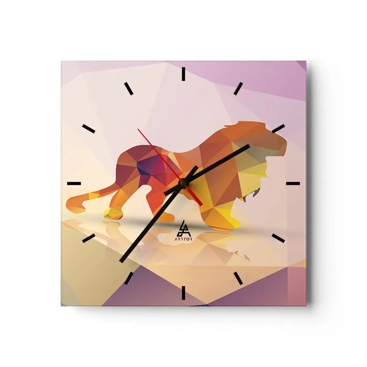 Horloge murale - Pendule murale - Le roi du diamant - 30x30 cm