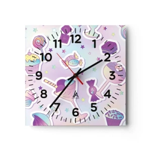 Horloge murale - Pendule murale - Pour que tous les jours soit un anniversaire  - 40x40 cm