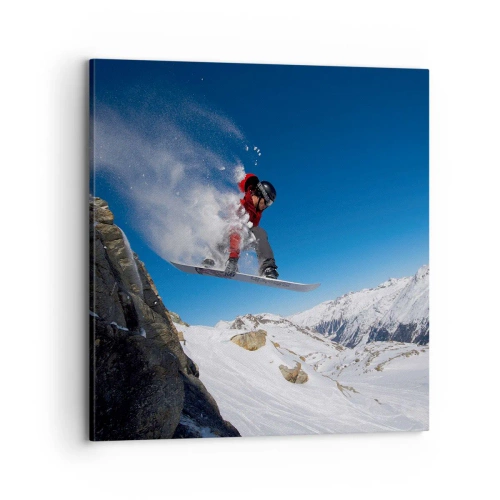 Impression sur toile - Image sur toile - Et tu es devenu une partie de l'espace - 70x70 cm