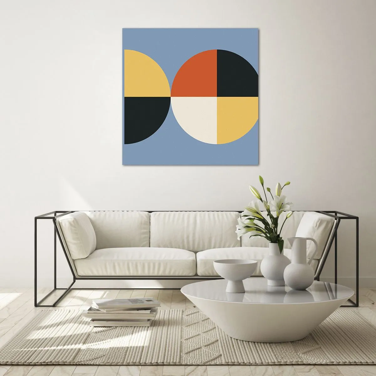 Impression sur verre - Image sur verre - Regarde et compte - 50x50 cm