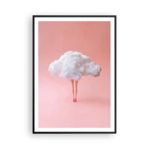 Affiche dans un cadre noir - Poster - Douce promesse - 70x100 cm