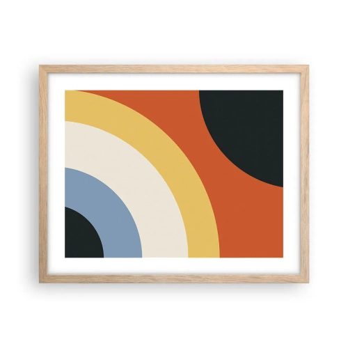 Affiche dans un chêne clair - Poster - Vers son soi - 50x40 cm