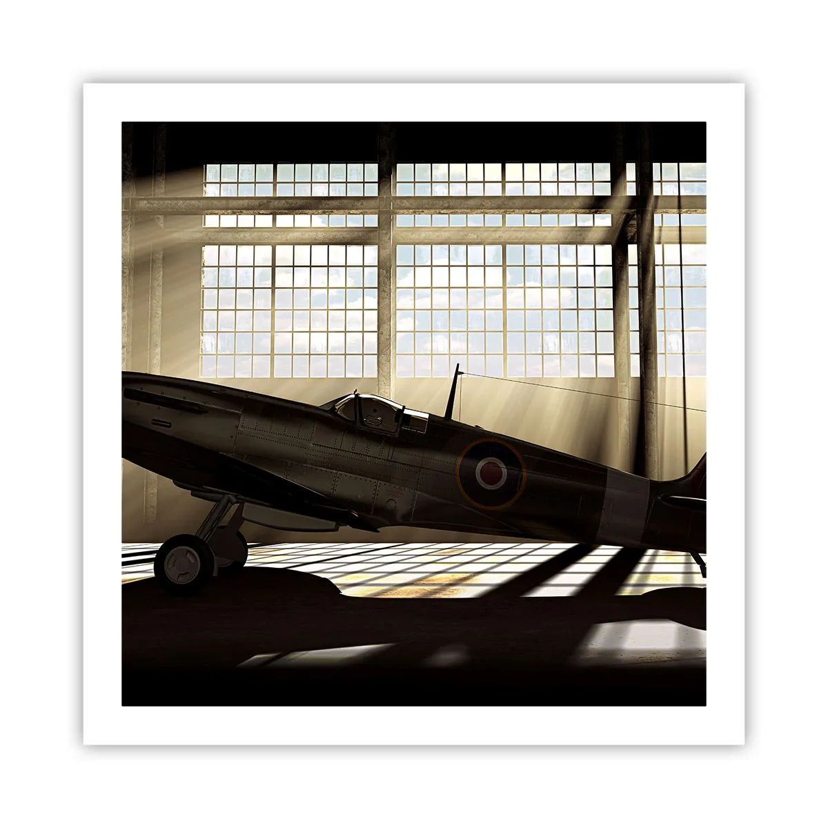 Affiche - Poster - Le repos du guerrier - 60x60 cm