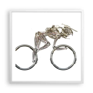 Affiche dans un cadre blanc - Poster - Machine exceptionnelle - 60x60 cm