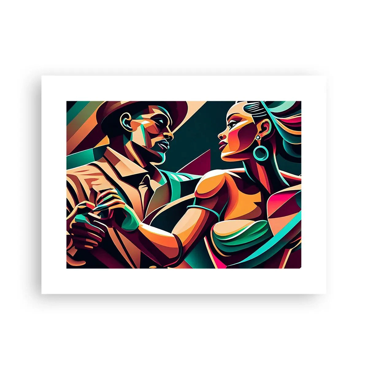 Affiche - Poster - Au rythme du coeur - 40x30 cm