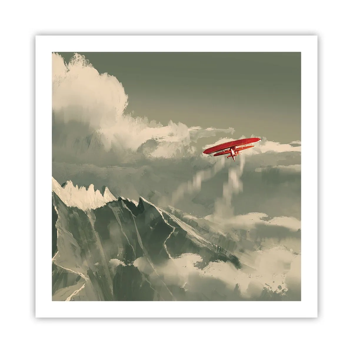 Affiche - Poster - Pionnier intrépide - 60x60 cm