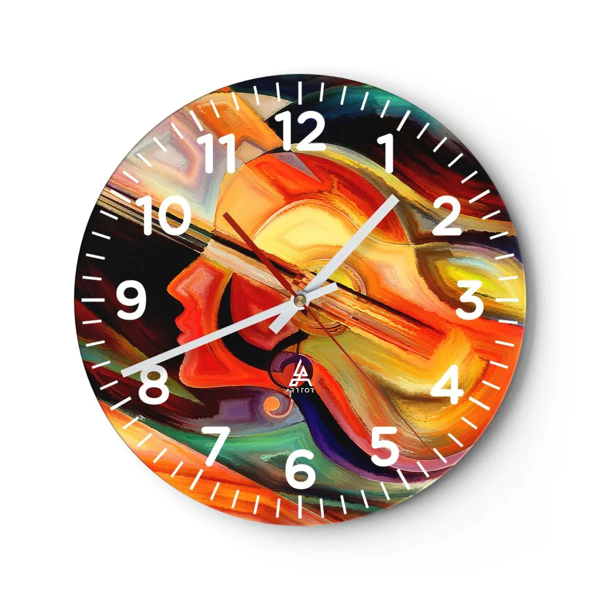 Horloge murale - Pendule murale - Tout va bien - 30x30 cm