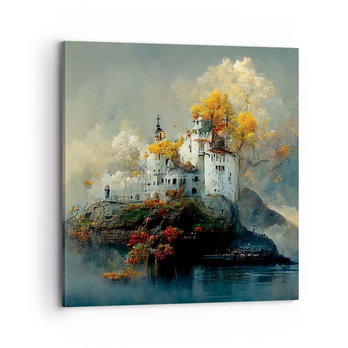 Impression sur toile - Image sur toile - Le début d'une histoire romantique - 70x70 cm