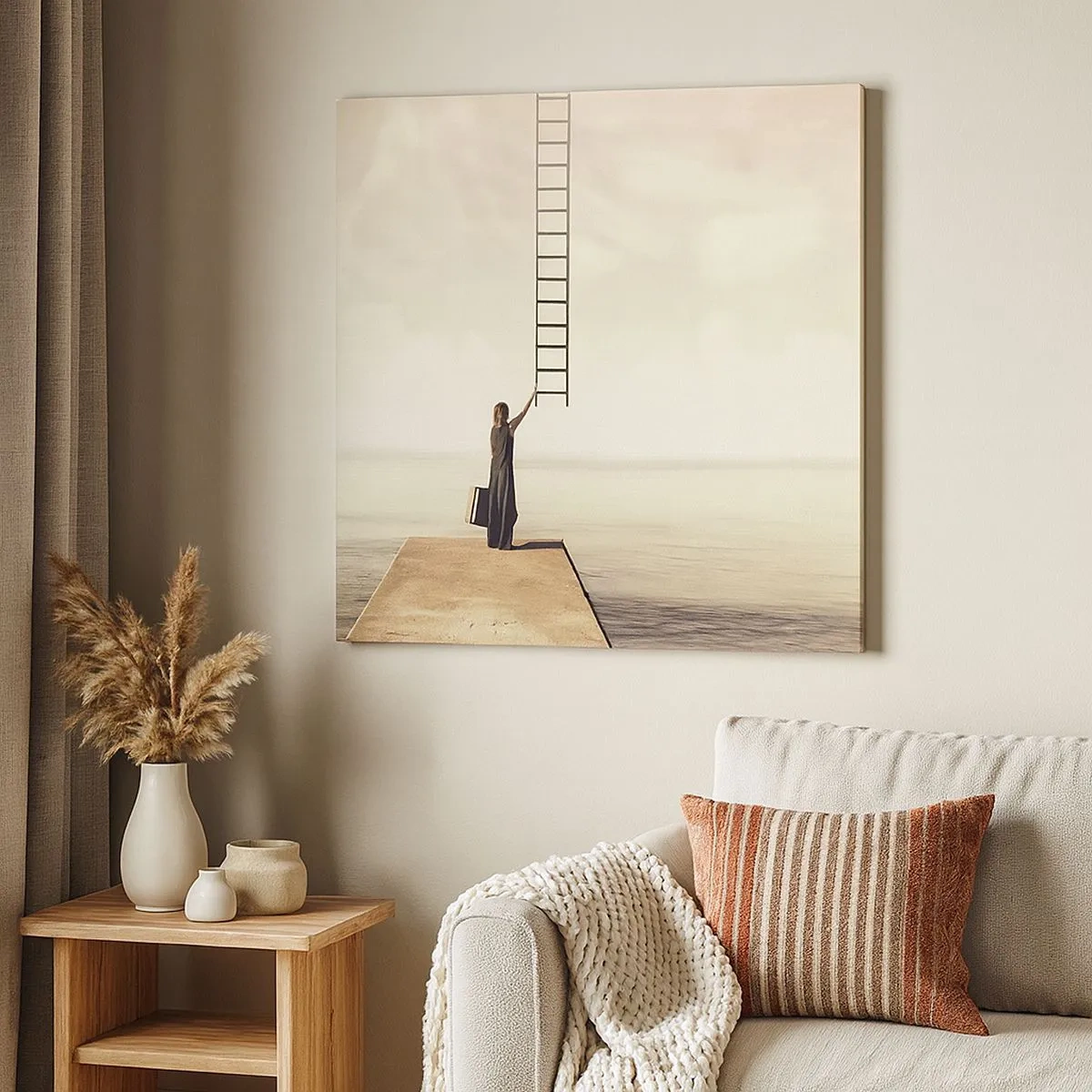 Impression sur toile - Image sur toile - Voyage magique - 30x30 cm