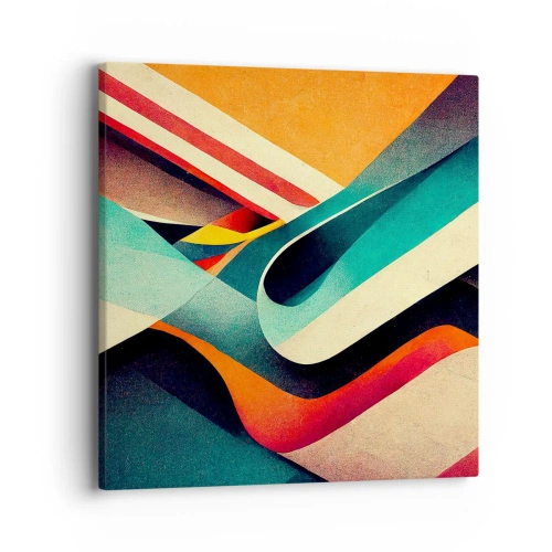 Impression sur toile - Image sur toile - Composition intense - 40x40 cm