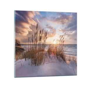 Impression sur verre - Image sur verre - Salutations du soleil et du vent - 70x70 cm