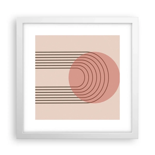 Affiche dans un cadre blanc - Poster - Attraction irrésistible - 30x30 cm