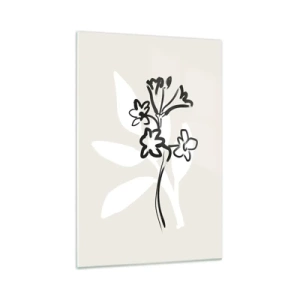 Impression sur verre - Image sur verre - Esquisse pour l'herbier - 70x100 cm