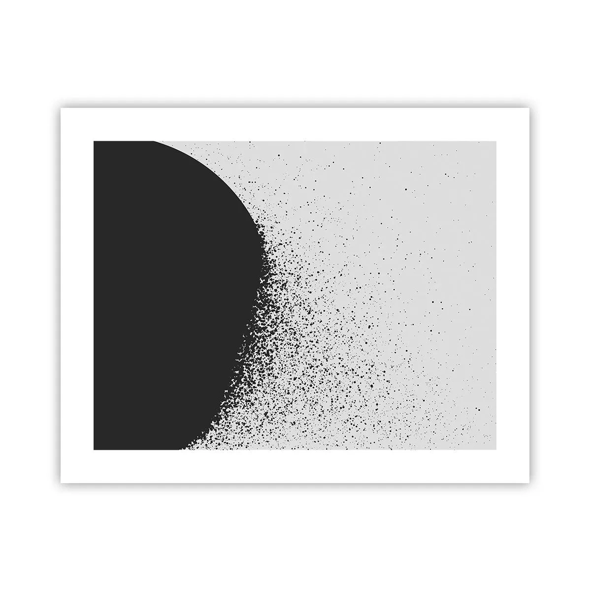 Affiche - Poster - Mouvement des molécules - 50x40 cm