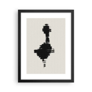 Affiche dans un cadre noir - Poster - Vibrations de l'imagination - 30x40 cm