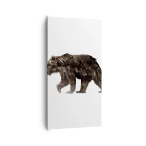 Impression sur toile - Image sur toile - Je porte toujours de la vraie fourrure ! - 65x120 cm