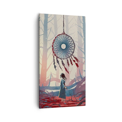 Impression sur toile - Image sur toile - Rituel secret du bonheur - 55x100 cm