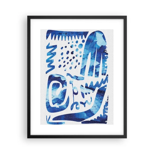 Affiche dans un cadre noir - Poster - Retour aux racines - 40x50 cm