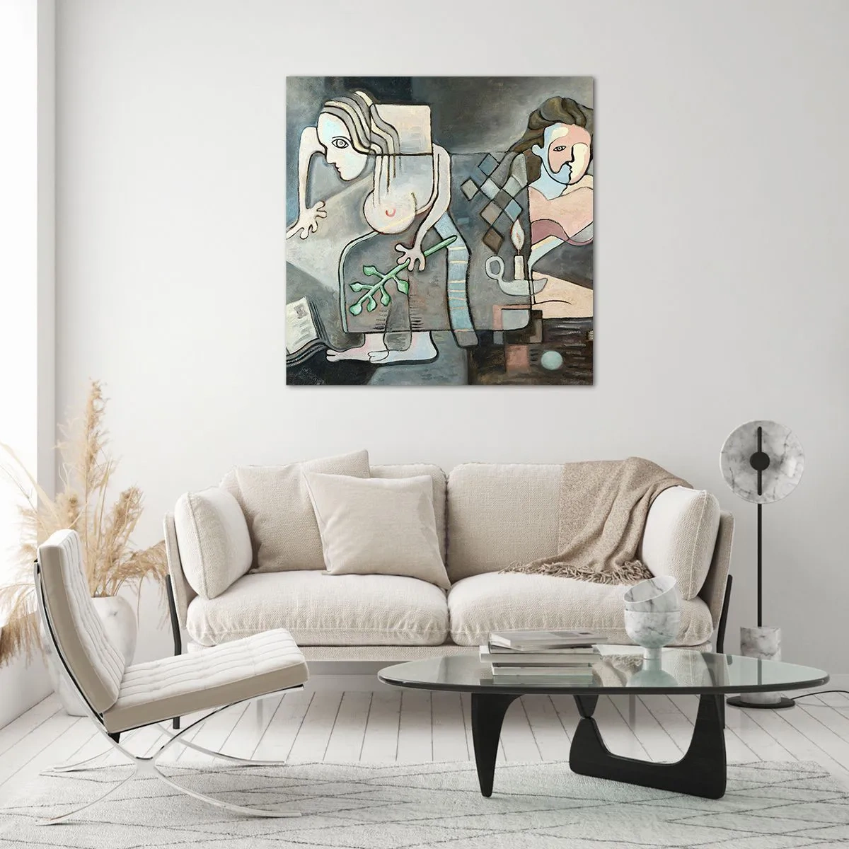 Impression sur verre - Image sur verre - Mosaïque d'esprit et de matière - 30x30 cm