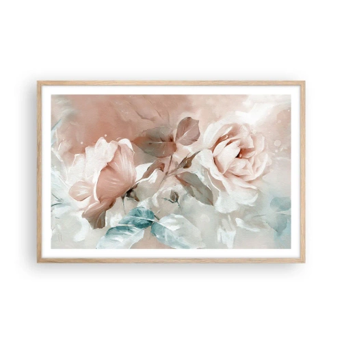 Affiche dans un chêne clair - Poster - L'esprit du romantisme - 91x61 cm