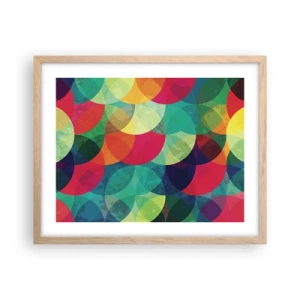 Affiche dans un chêne clair - Poster - Ascension - 50x40 cm