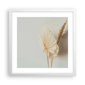 Affiche dans un cadre blanc - Poster - Quand tu dois t’apaiser - 40x40 cm