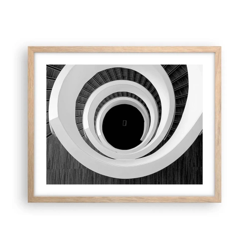 Affiche dans un chêne clair - Poster - Les choses concrêtes - 50x40 cm