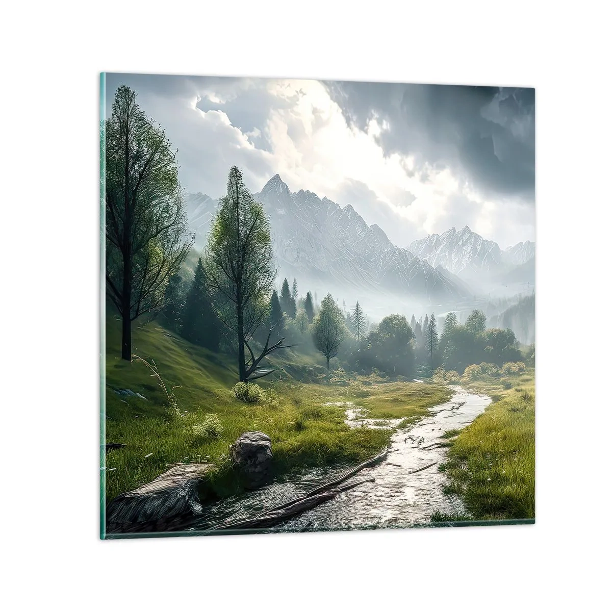 Impression sur verre - Image sur verre - Aller et retour - 60x60 cm