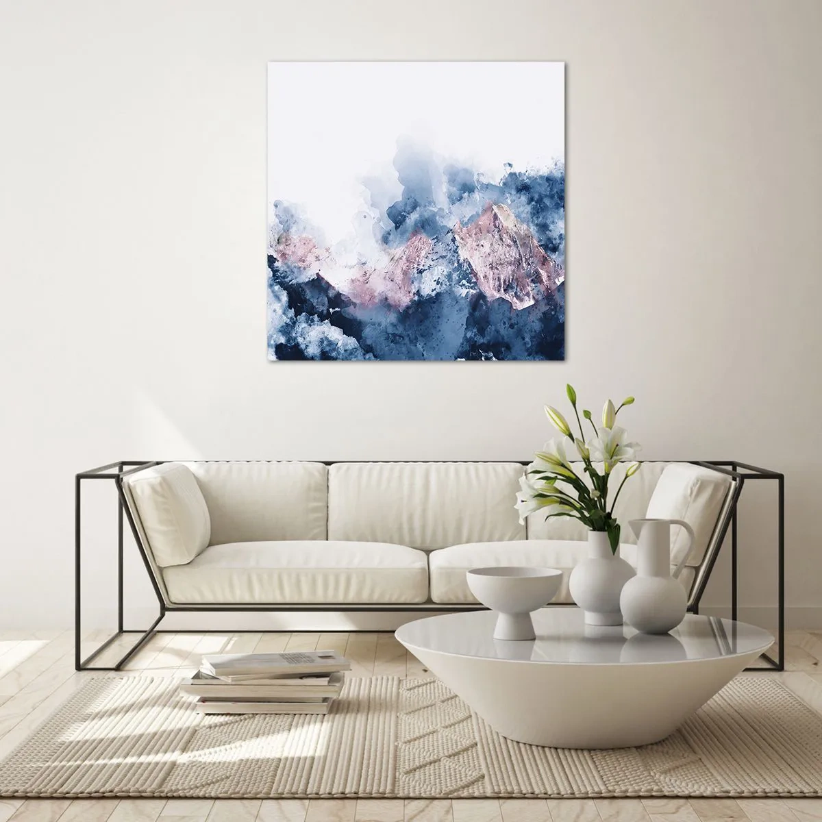 Impression sur verre - Image sur verre - Ce sont des sommets ! - 70x70 cm