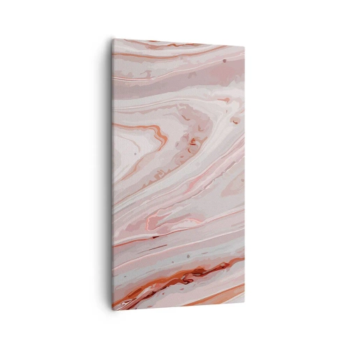 Impression sur toile - Image sur toile - Rose liquide - 55x100 cm