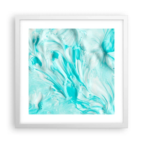 Affiche dans un cadre blanc - Poster - Ensemble pour toujours - 40x40 cm
