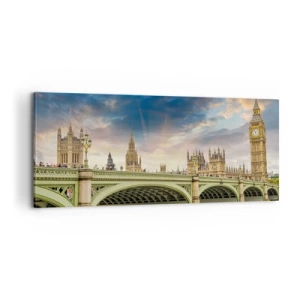 Impression sur toile - Image sur toile - Le temps s'est arrêté dans l'Empire - 100x40 cm