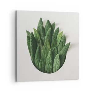 Impression sur toile - Image sur toile - Curiosité sans retenue - 50x50 cm