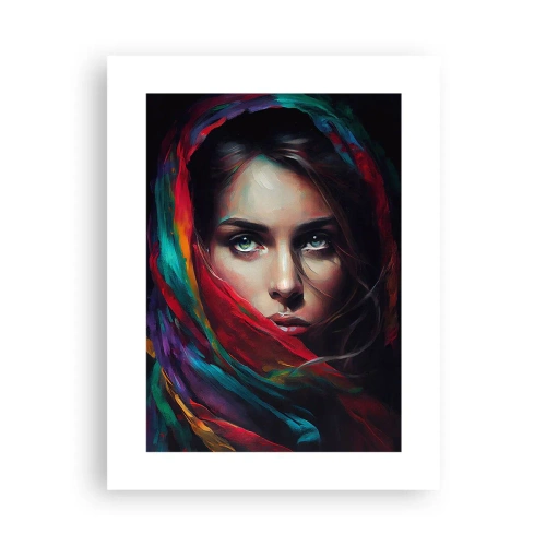 Affiche - Poster - Mystère aux yeux verts - 30x40 cm