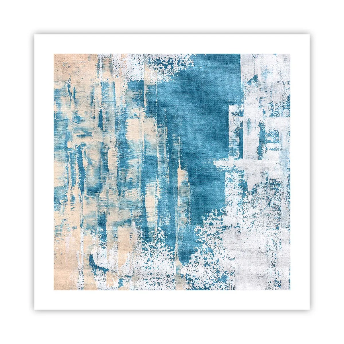 Affiche - Poster - À travers un iceberg - 50x50 cm