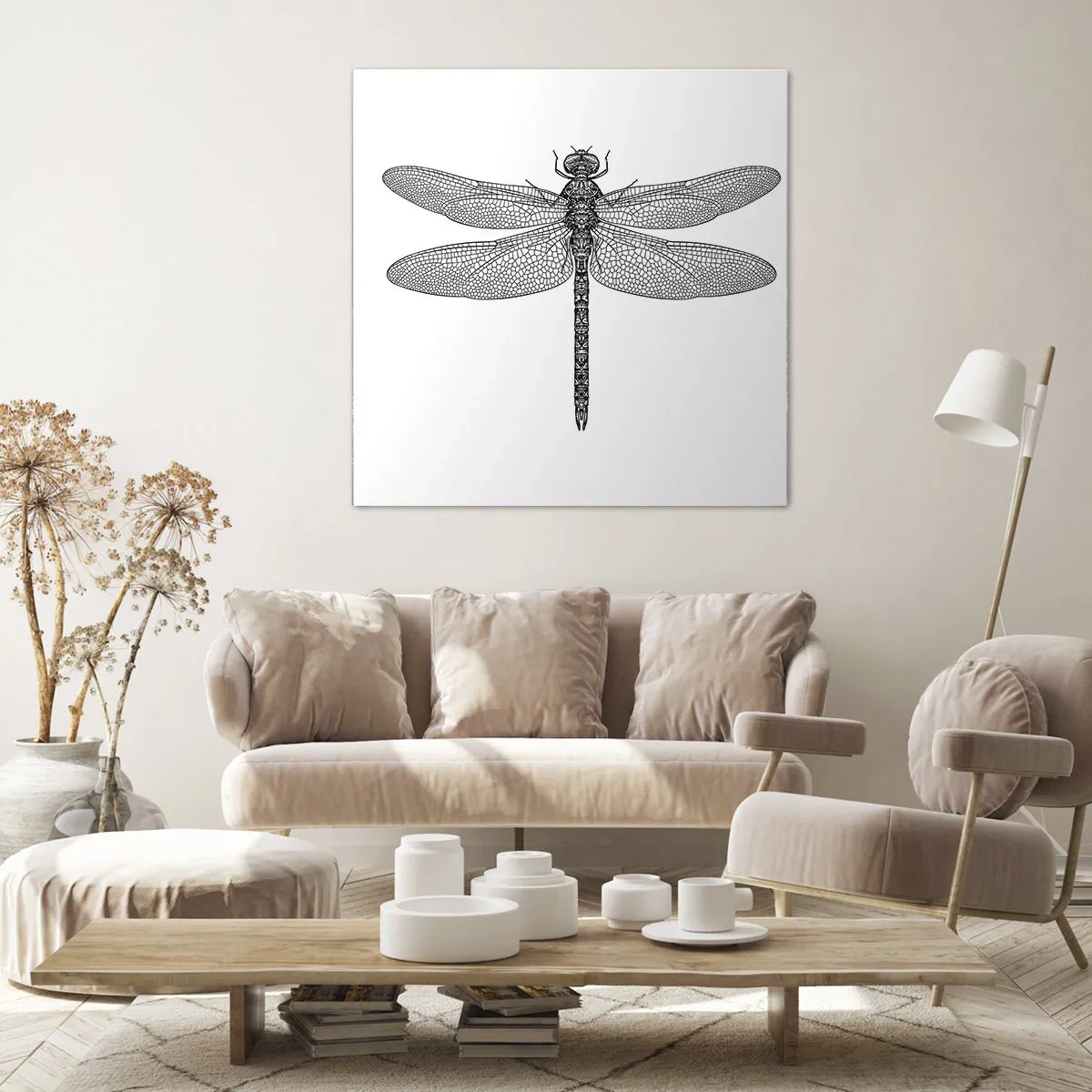 Impression sur toile - Image sur toile - Précision de la nature - 40x40 cm