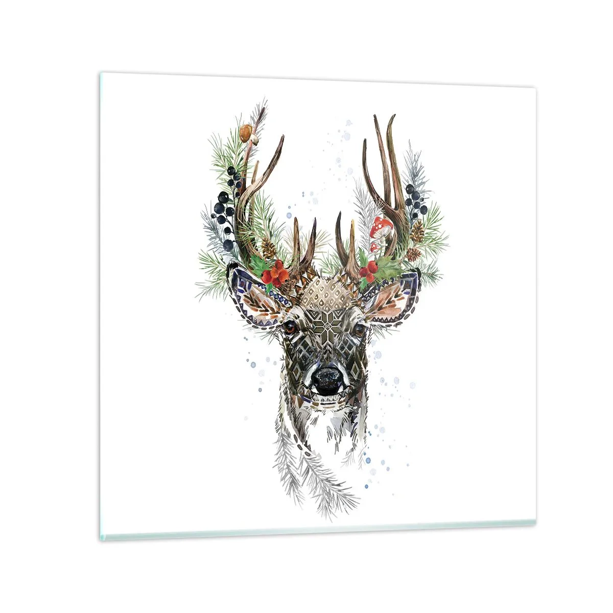 Impression sur verre - Image sur verre - En robe de fête - 70x70 cm