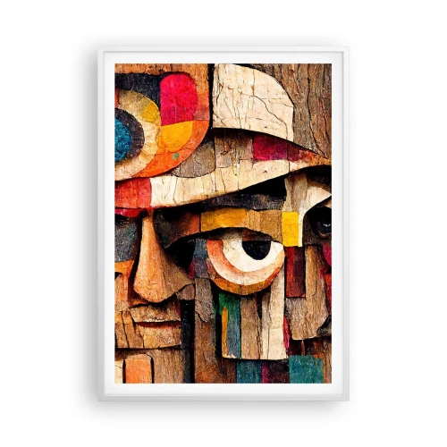 Affiche dans un cadre blanc - Poster - Je te vois… - 70x100 cm