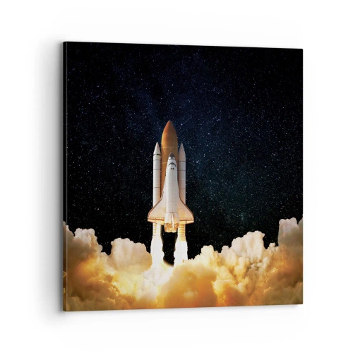 Impression sur toile - Image sur toile - Ad astra! - 70x70 cm